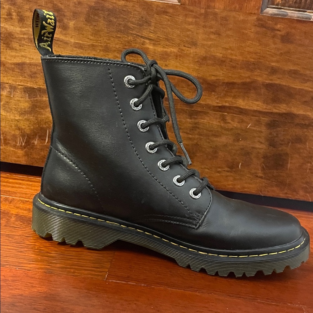 Dr. Martens Black Lace-Up Men's Boots - Picture 8 of 11